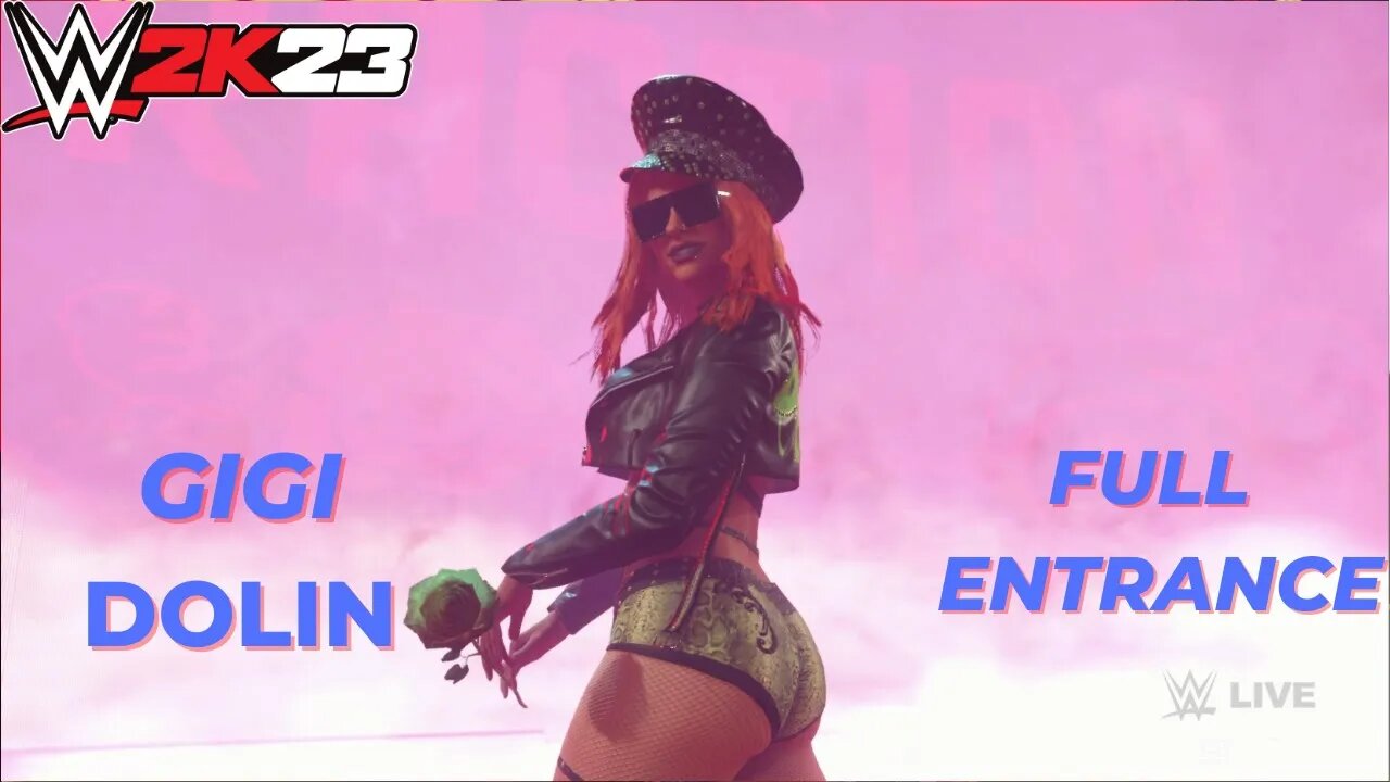 WWE 2k23 Gigi Dolin Full Entrance