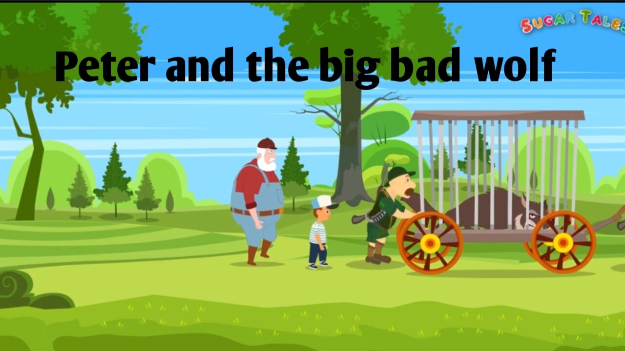 Peter and big bad wolf #englishstories #aswadhstories #moralstories #lessonablestories