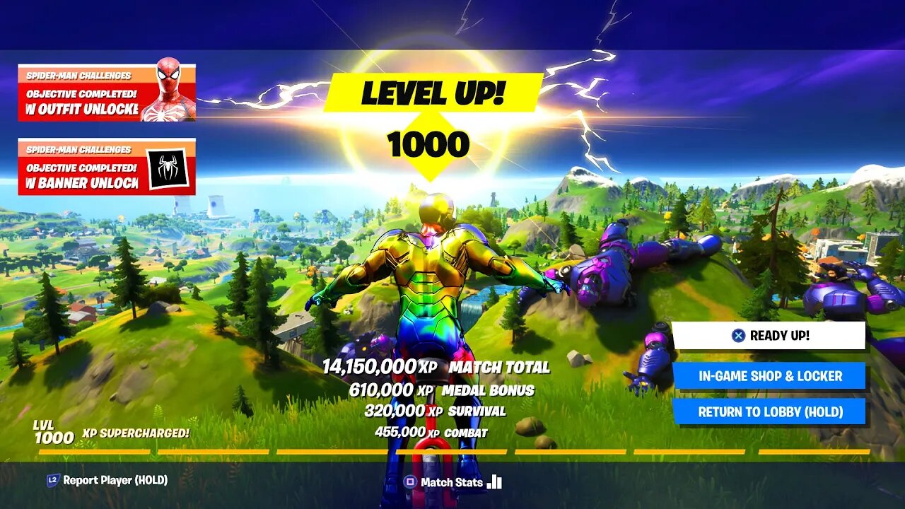 Unlock LEVEL 1000 FAST - Season 4 Guide (Fortnite XP Glitch, Level Up Fast Methods, & Free Rewards)!