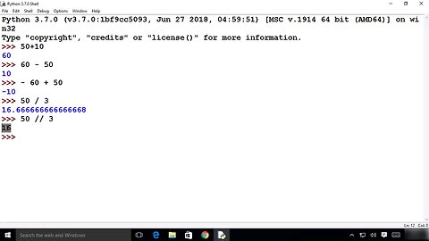 Python Tutorial for Beginners 3 - Basic Math, Mathematical Operators and Python Expressions