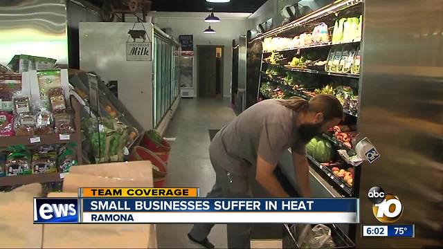 Heat wave creating burdensome electricity bills for small business