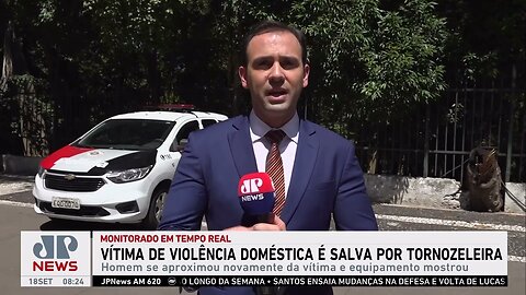 Vítima de violência doméstica em SP é salva por tornozeleira eletrônica