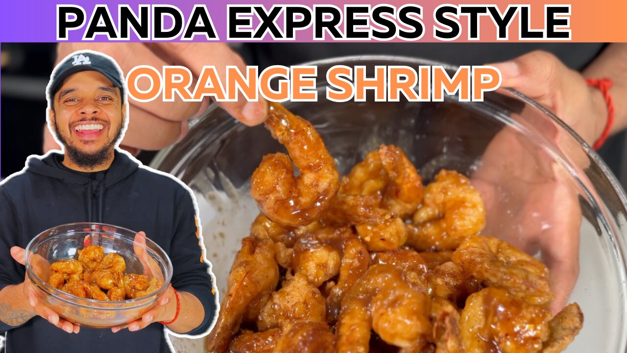 Homemade Panda Express Orange Shrimp Style Recipe | Sweet and Tangy Delight!