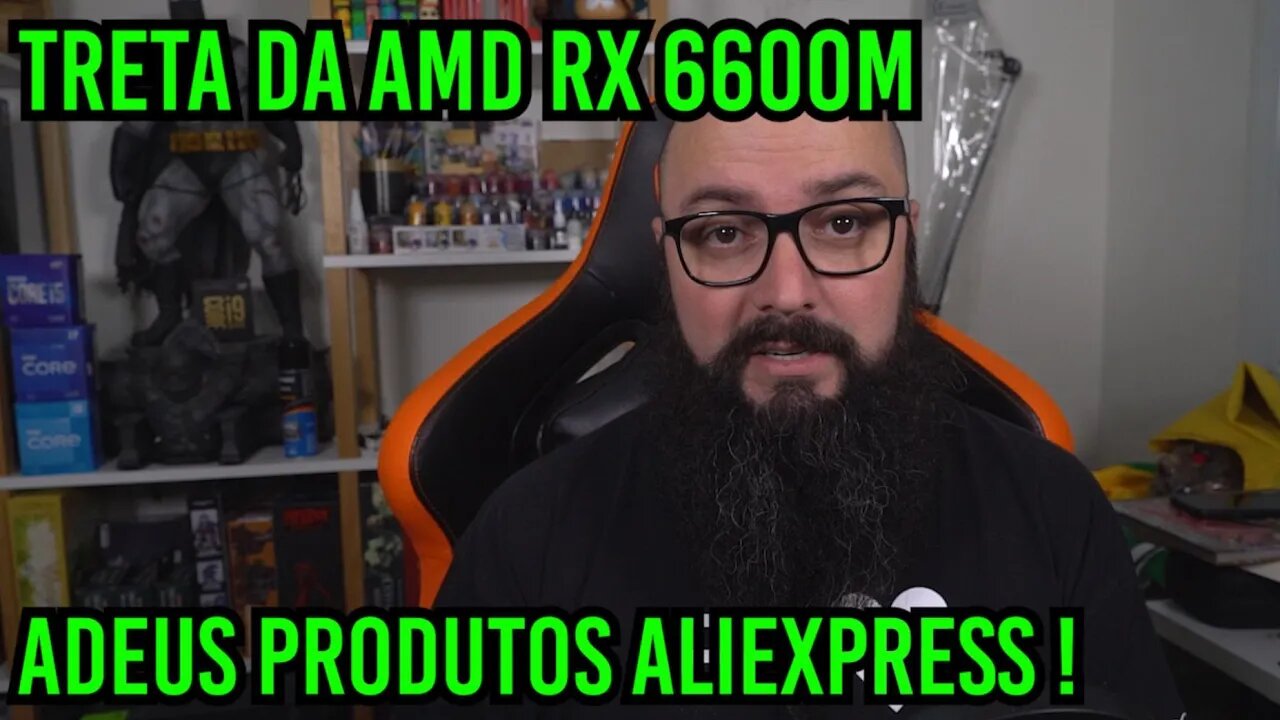 Treta da AMD RX 6600M! Parei Com Testes de GPUs do Aliexpress !