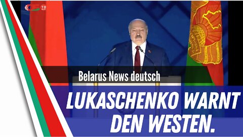 Lukaschenko antwortet mit einer Drohgebärde.