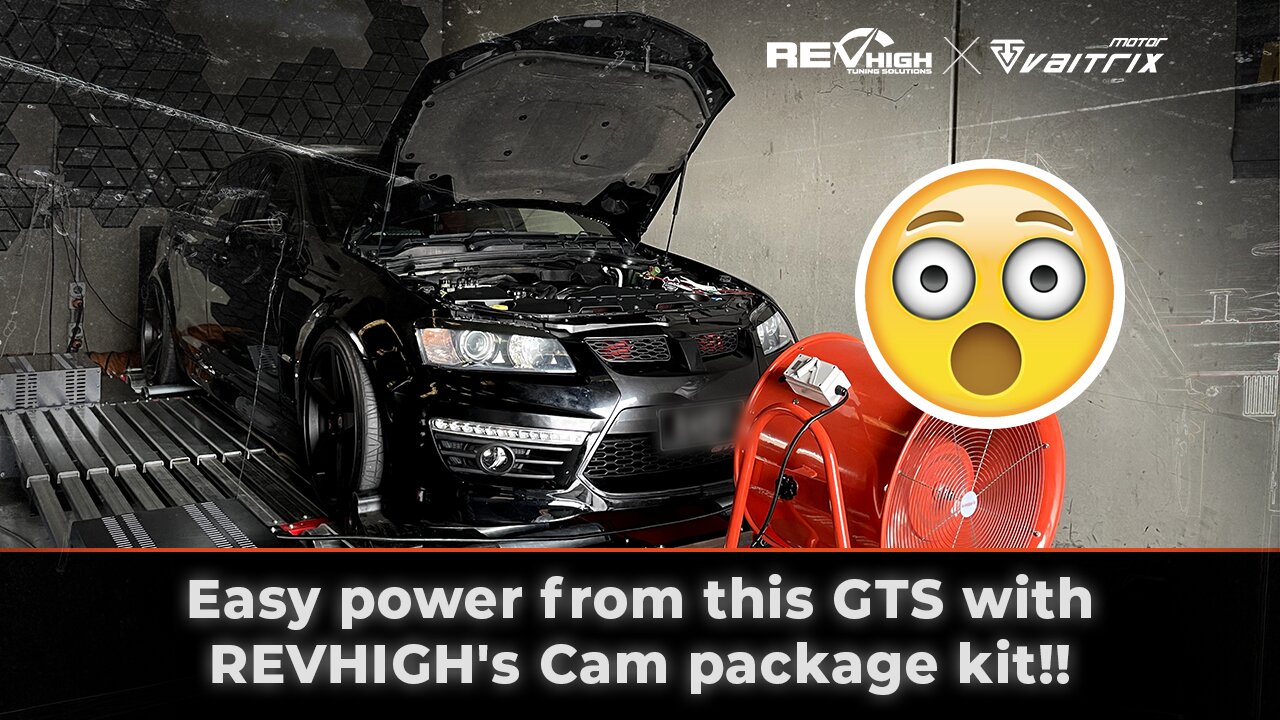 Easy power from this GTS with REVHIGH's Cam package kit!!