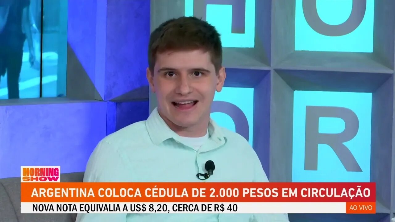 Argentina coloca cédula de 2 mil pesos em circulação