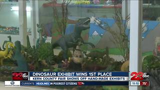 Dinosaur exhibit at the Kern County Fair