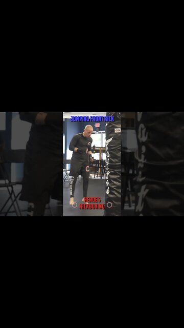 Heroes Training Center | Kickboxing & MMA - Jumping Front Kick | #Shorts