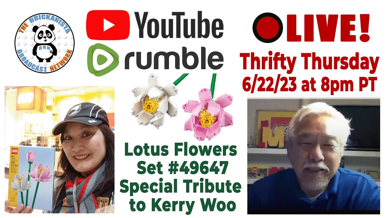 Thrifty Thursday - Lotus Flowers Set #40647 - Special Tribute to Kerry Woo