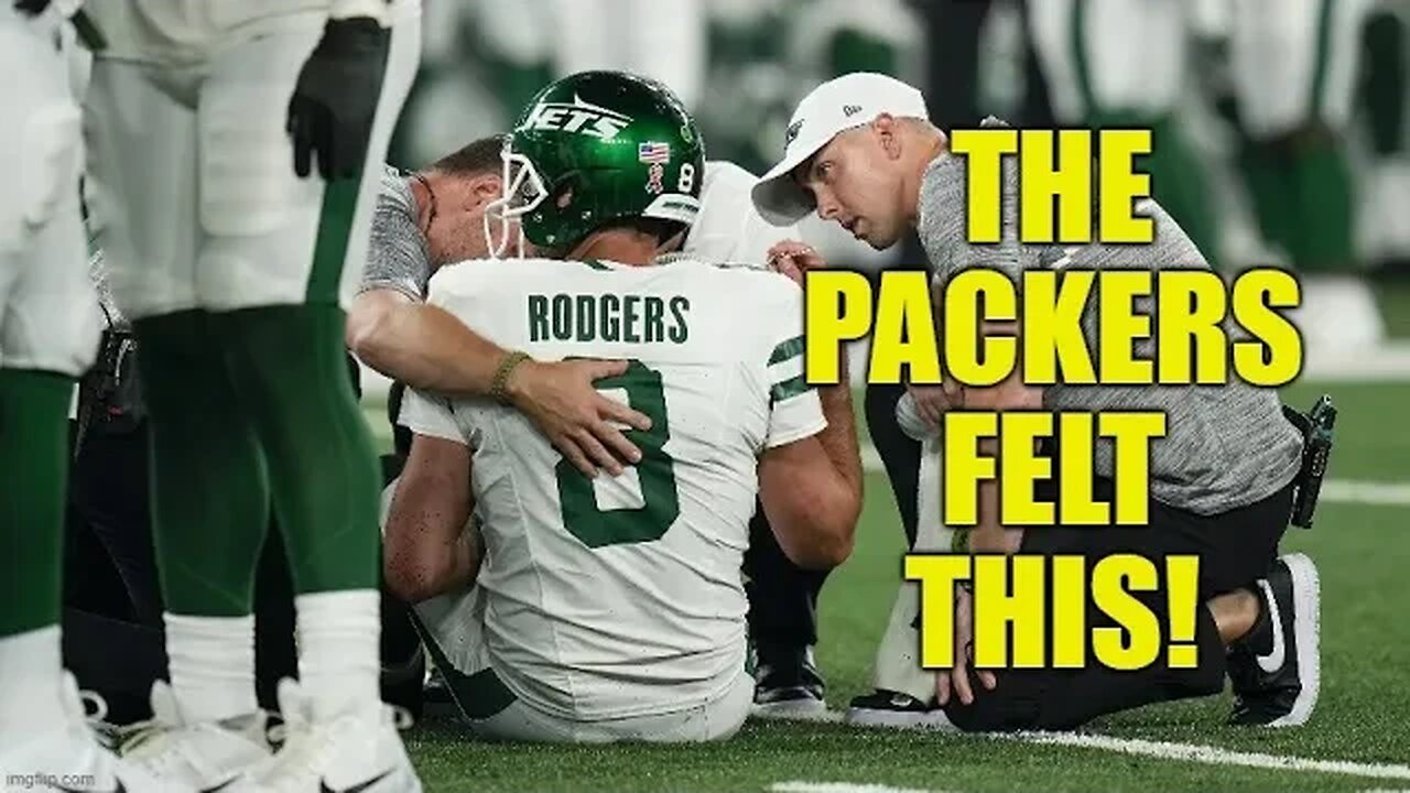 NY Jets Aaron Rodgers OUT FOR SEASON - How This Also Impacts The Green Bay Packers