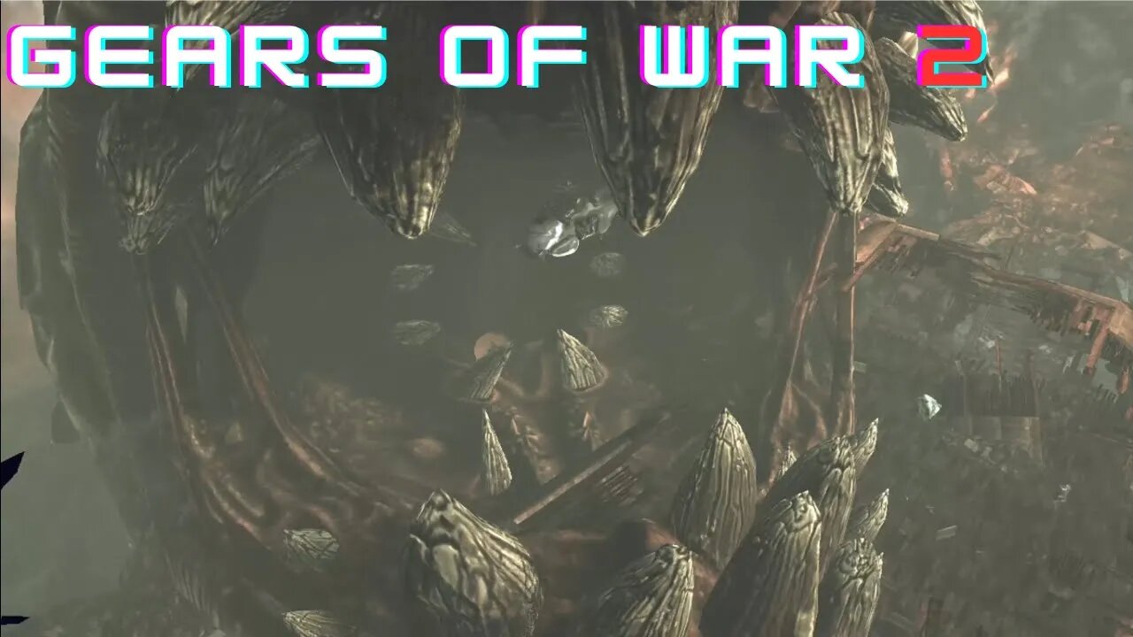 They're using a Giant Worm! Gears of War 2: ACT 2 - PT3 - Gameplay Walkthrough (no commentary)