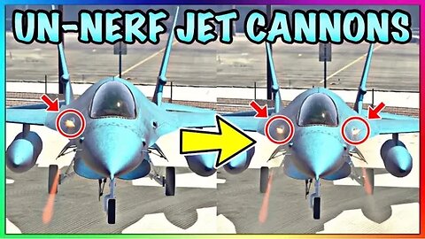 *EASY* How To Un-Nerf & Get The OP Cannons Back On Your Jet (GTA Online)