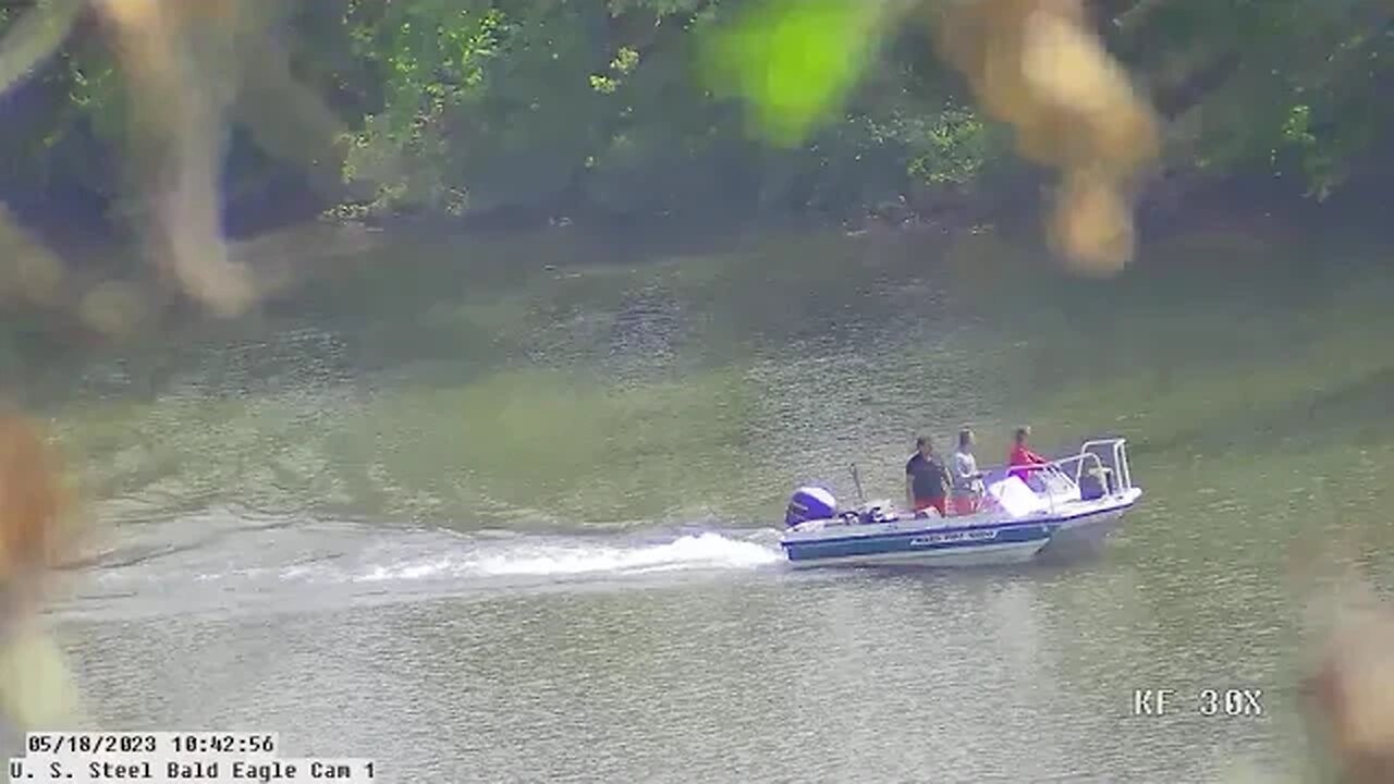 USS Bald Eagle Cam 1 5-18-23 @ 10:42 am - U. S. Steel river clean up part 2