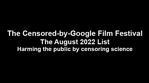 The Censored-by-Google Film Festival