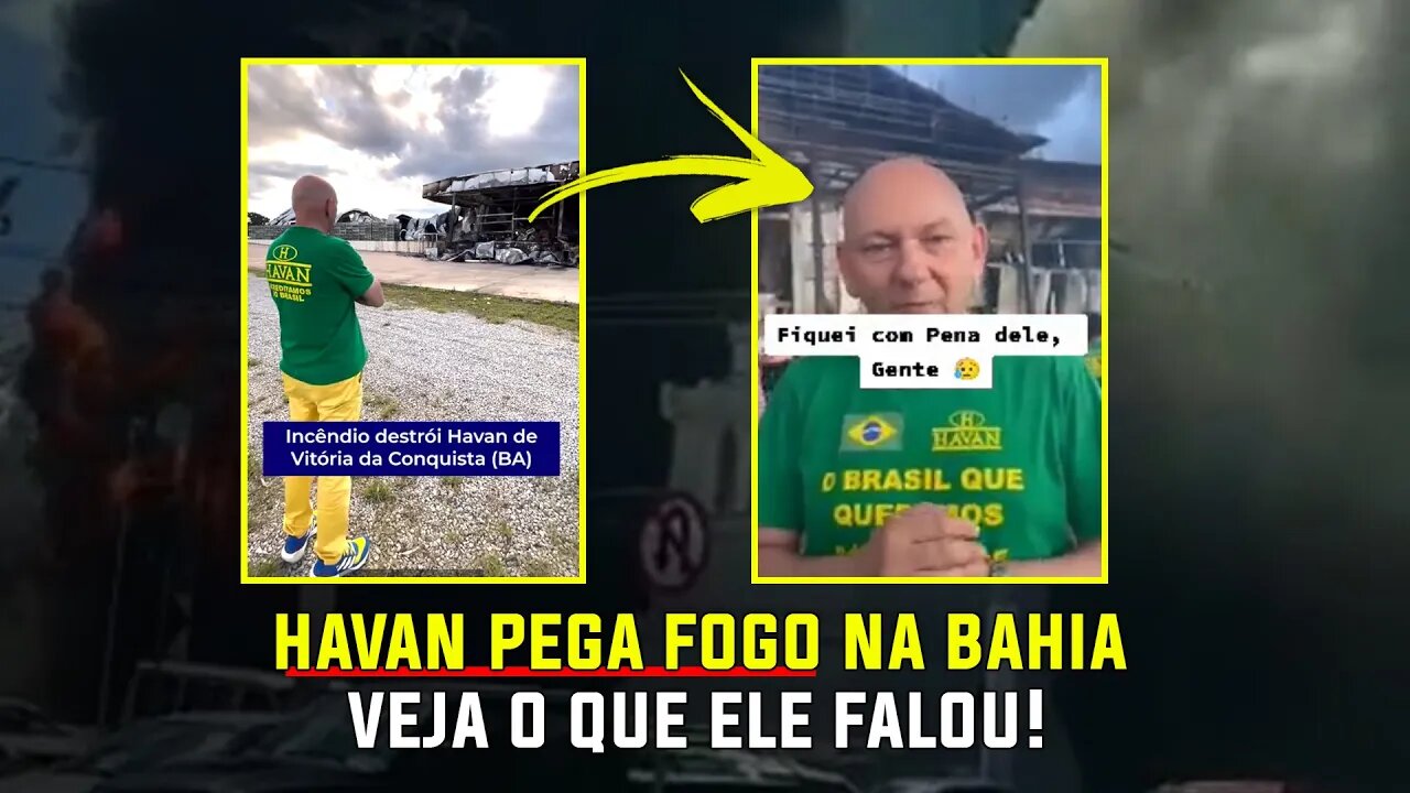 Havan pega fogo em Vitória na Bahia - Veja o que Luciano Hang falou - Disco voador - UFO OVNIs