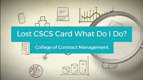 Lost CSCS Card What Do I Do