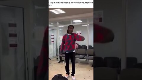 Jamaican guy DEMANDS his passport #passport #fight #airport #mexicancartel