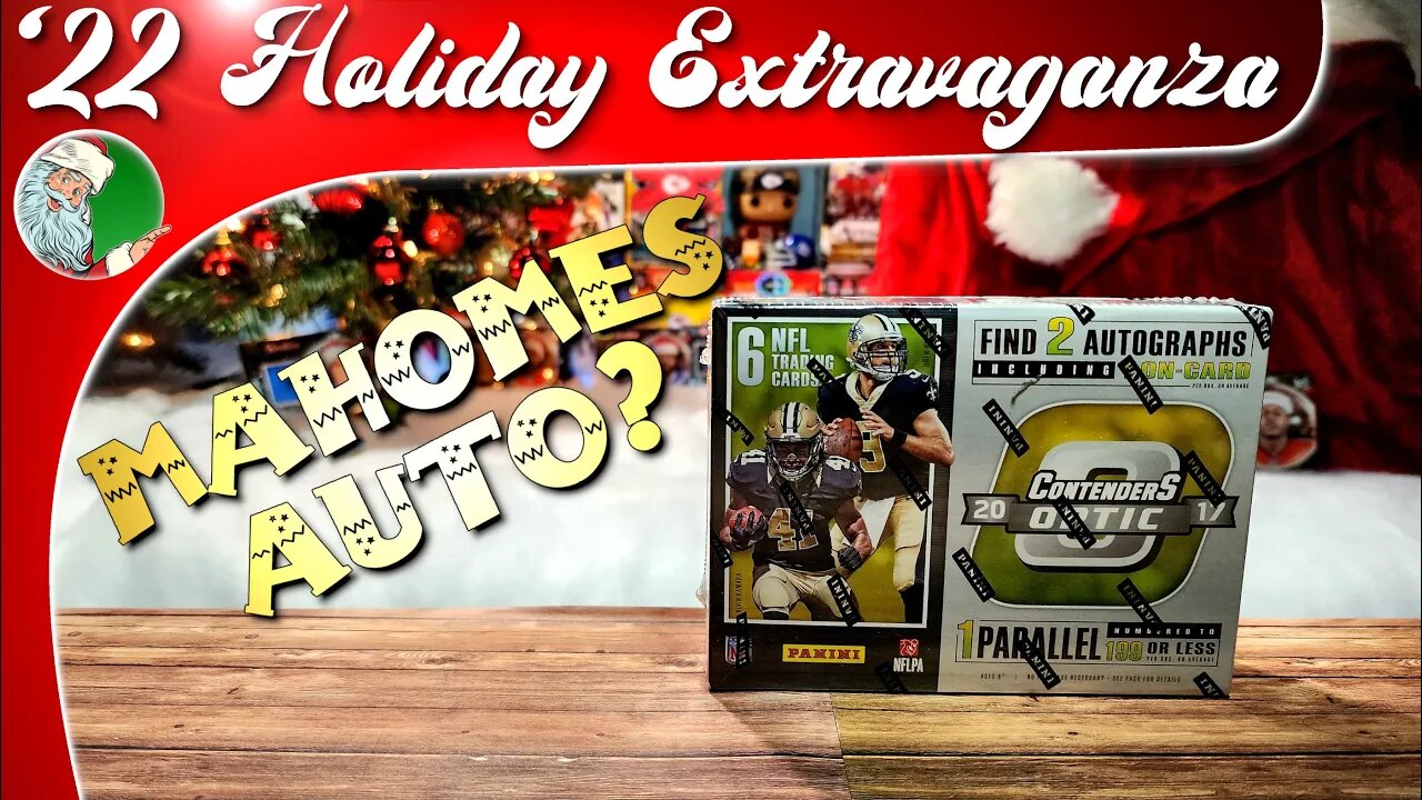 2017 Contenders Optic Hobby Box | Holiday Extravaganza - Hunting for PATRICK MAHOMES Rookie Auto!