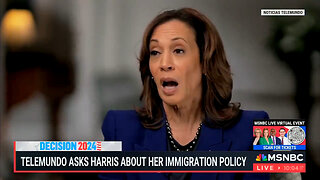 THERE IT IS: Kamala Harris Favors Amnesty, And Won't Talk About Deporting Illegals