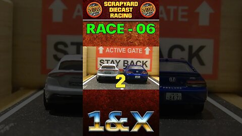 Kia Stinger vs Honda Prelude | 1&X Diecast Racing Tournament #shorts