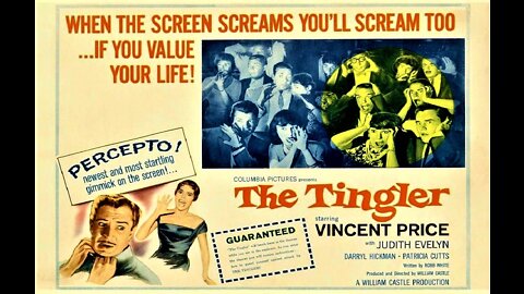THE TINGLER 1959 Vincent Price Finds Terrible Creature Hidden Inside People FULL MOVIE in HD & W/S
