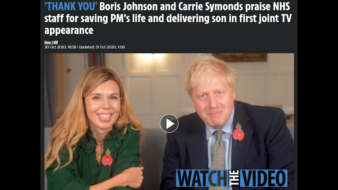 Boris Johnson and Carrie Symonds Troubling Reverse Speech Connected to Covid Lock Downs