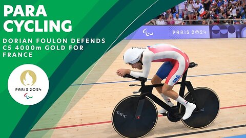 Dorian Foulon Secures Gold And A World Record in the Men s C5 Cycling 4000m Paralympic Games