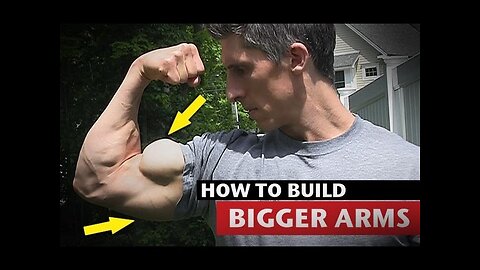 How to Get Big Arms - MUCH FASTER!! (Triceps and Biceps)