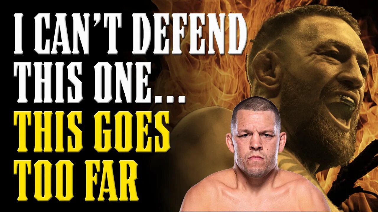 Conor McGregor's New Tweet to Nate Diaz is INDEFENSIBLE!! Is He a BAD PERSON After All??