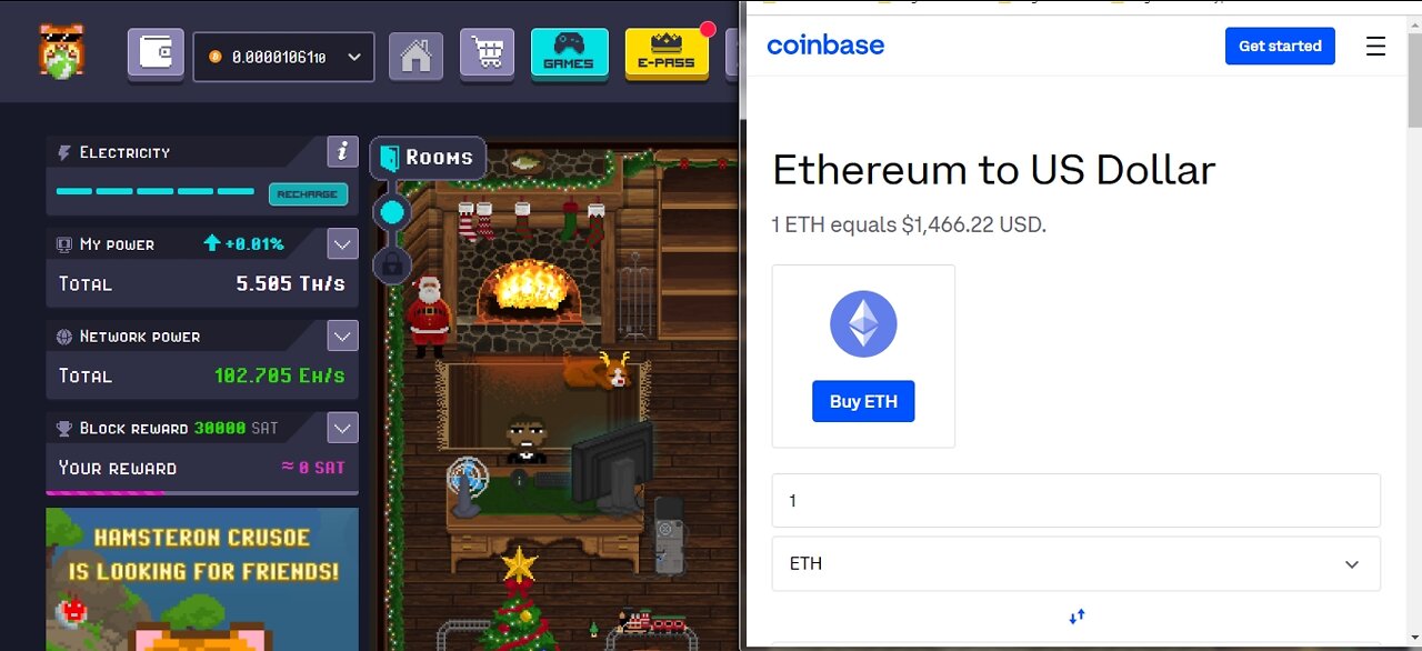 How To Mine Ethereum And Bitcoin Cryptocurrency Same Time For Free At RollerCoin By Playing Games