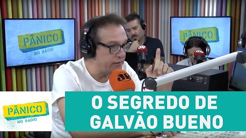 Emílio revela segredo de Galvão Bueno para o sucesso na TV | Pânico