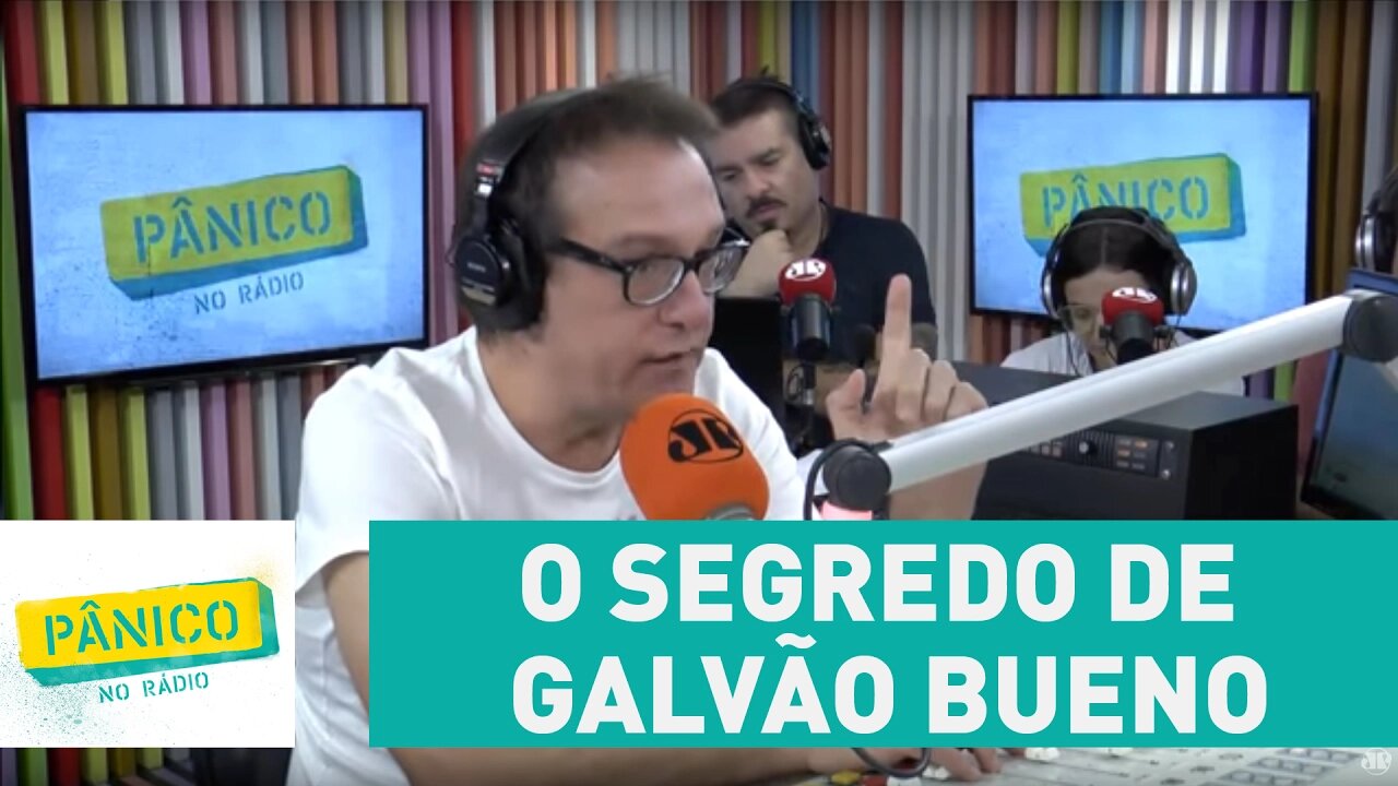 Emílio revela segredo de Galvão Bueno para o sucesso na TV | Pânico