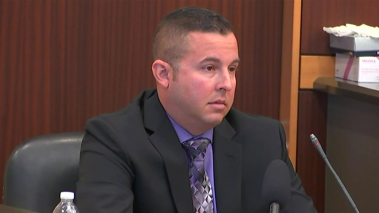 Lt. David Lebid takes the stand during the Mark Sievers trial