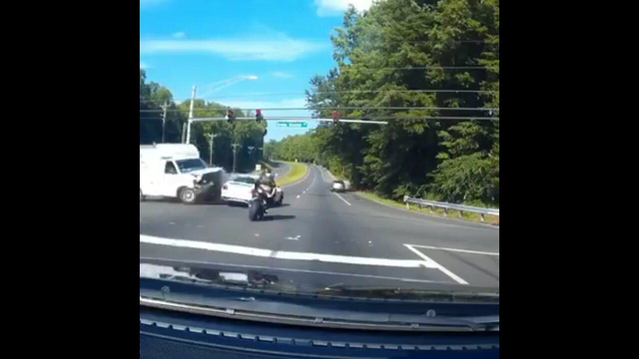 MOTORCYCLE Is Luckiest Person In The WORLD!