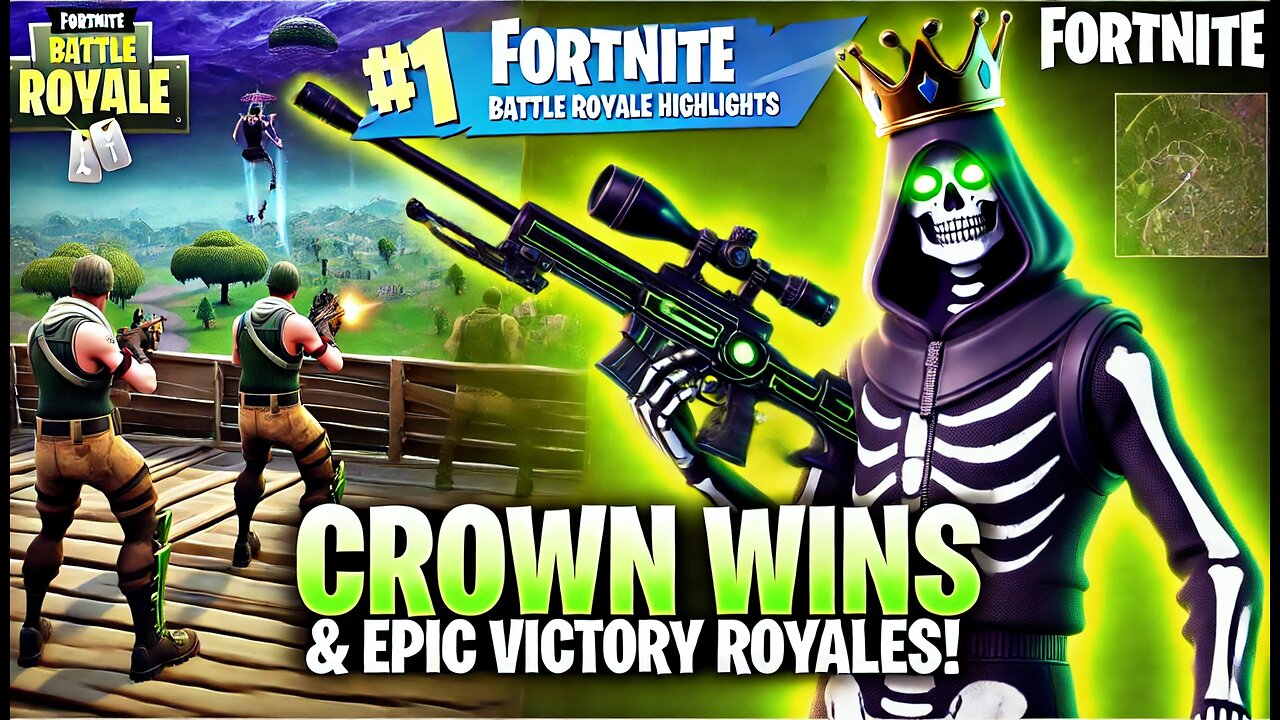 Fortnite Battle Royale Highlights: Crown Wins & Epic Victory Royales! 👑💥