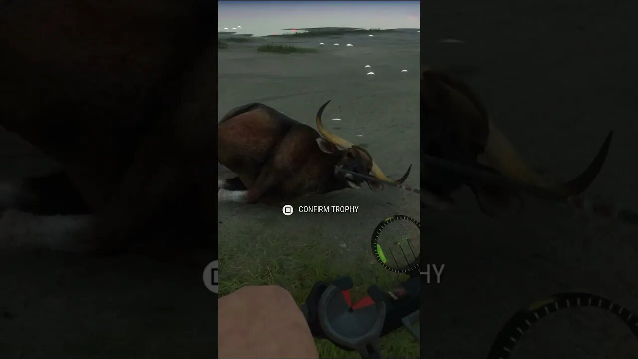 💎 BOVINE 🐂 Tests My BOW! - Diamond - theHunter: Call of the Wild #shorts