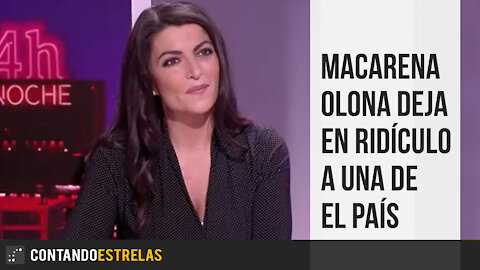 Macarena Olona deja en ridículo a una de El País