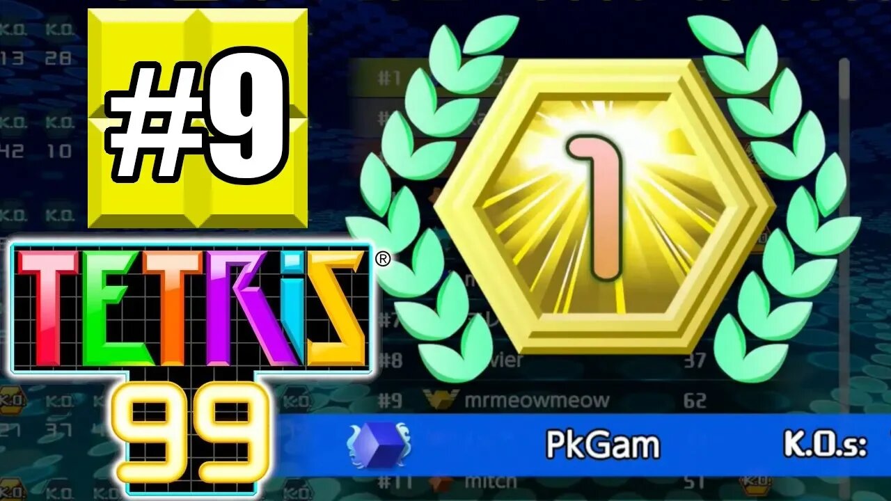 Tetris 99 Blind Walkthrough Part 9: Placement Finale!