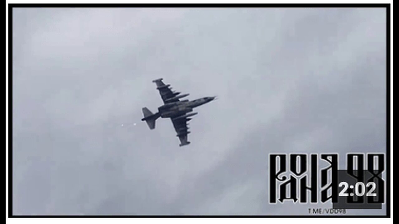 Su-25's in support action over Chasov Yar