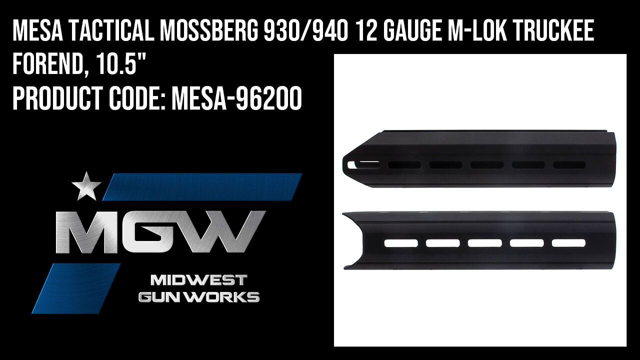 Mesa Tactical Mossberg 930/940 12 Gauge M-LOK Truckee Forend, 10.5" - MESA-96200