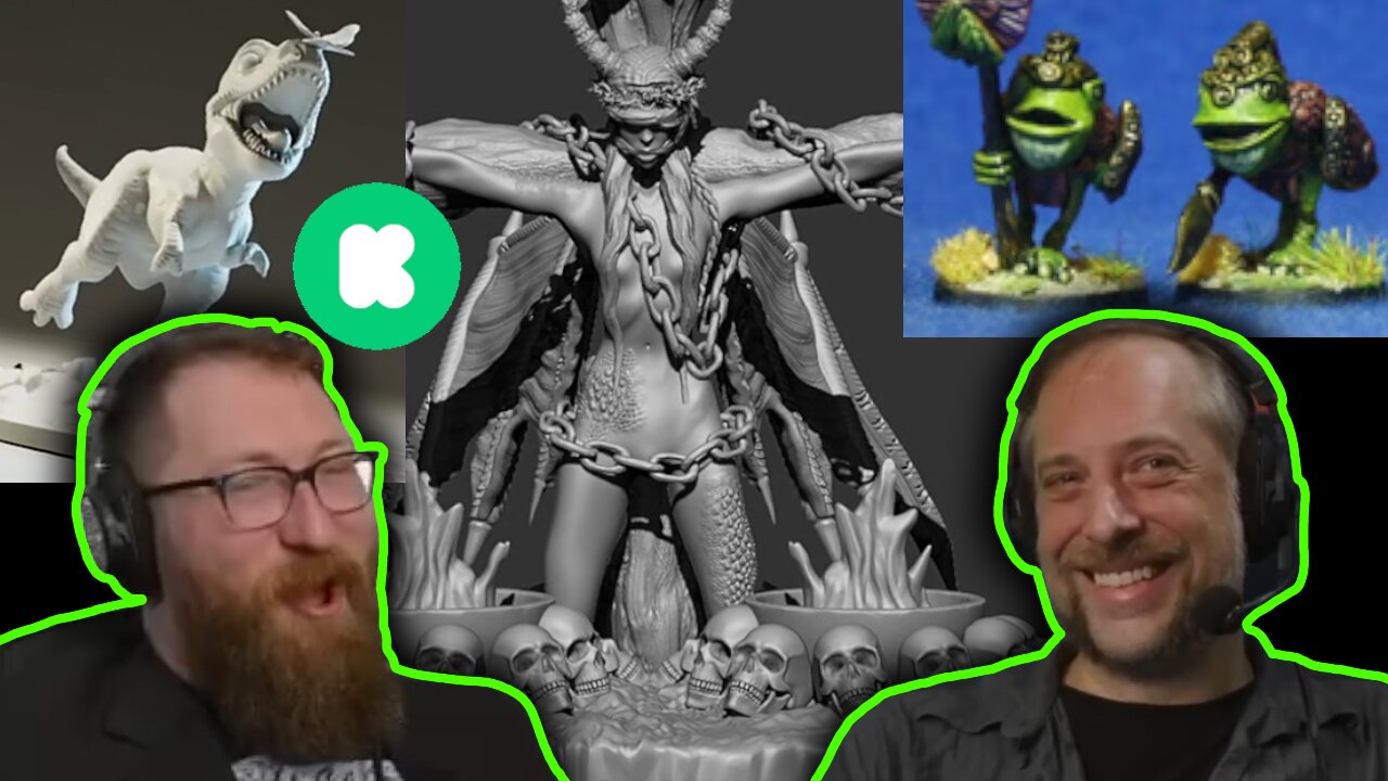 Kickstarter Miniatures 29 - Tom and Alex