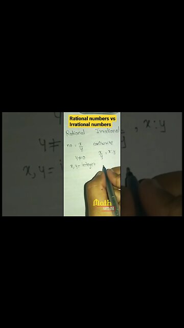 Rational & irrational no #maths #mathematics #vedicmaths #mathwithnil #trending #shorts #mathtricks