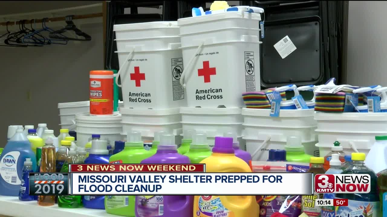 Missouri Valley shelter serving cleaning kits, meals as cleanup continues