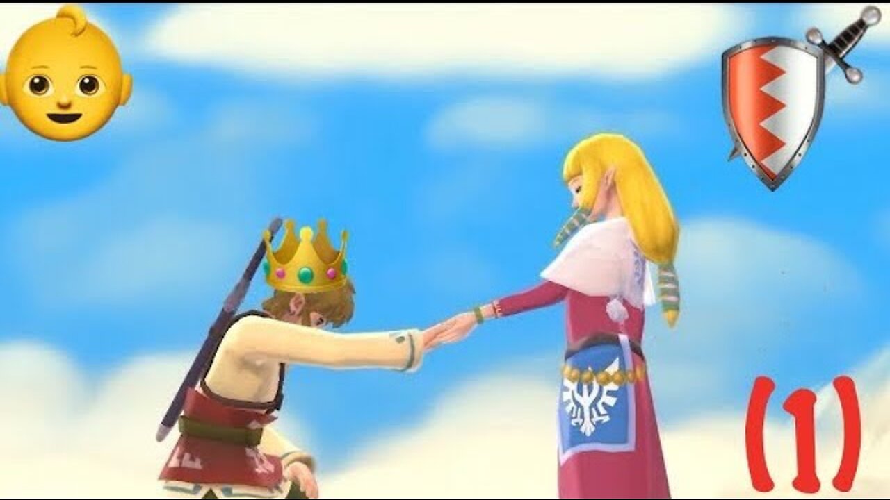 This is how it happened. This is how the Legend of Zelda was born. - TLoZ:SSHD (1)