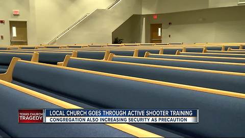 Police urging local churches to heighten security following Texas attack