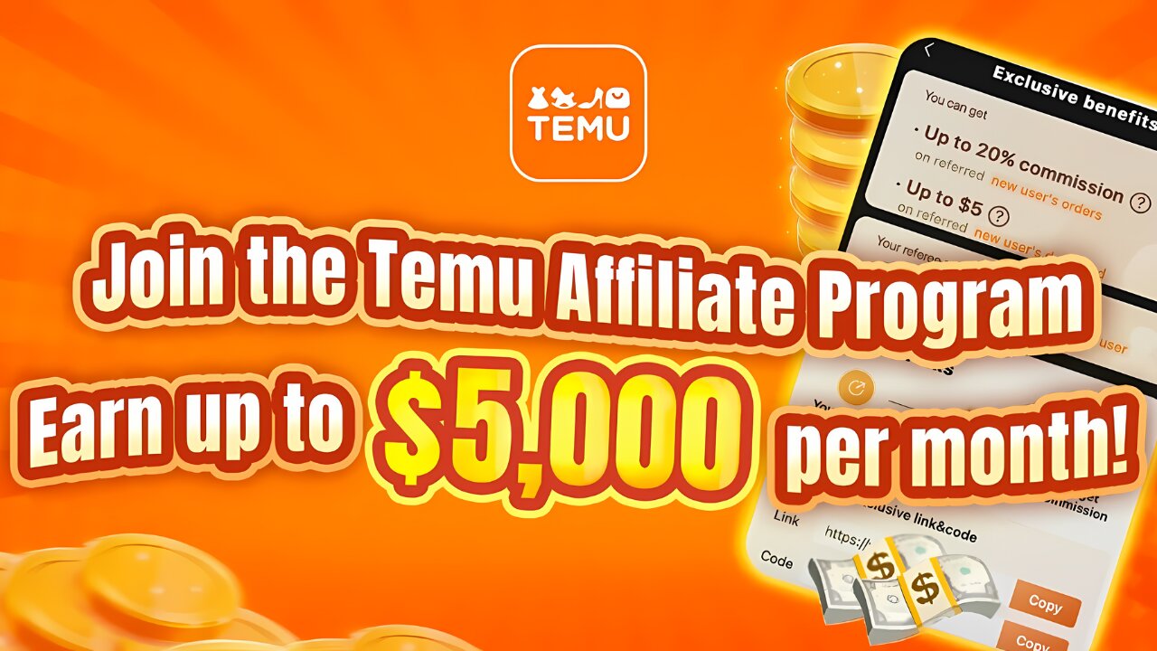 How to Earn Up To $5,000 a Month With TEMU Affiliate Program