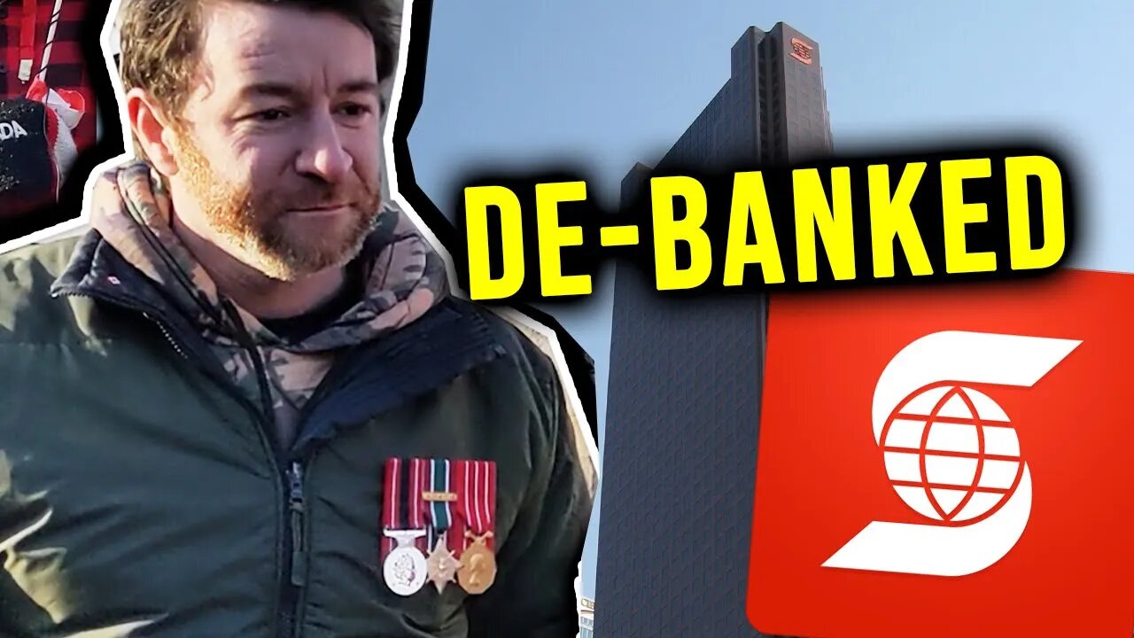 Canadian Veteran BANNED from Scotiabank (phone audio)