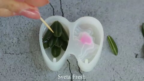 AMAZING DIY IDEAS FROM EPOXY RESIN / 20 COLORFUL EPOXY RESIN Green paradise