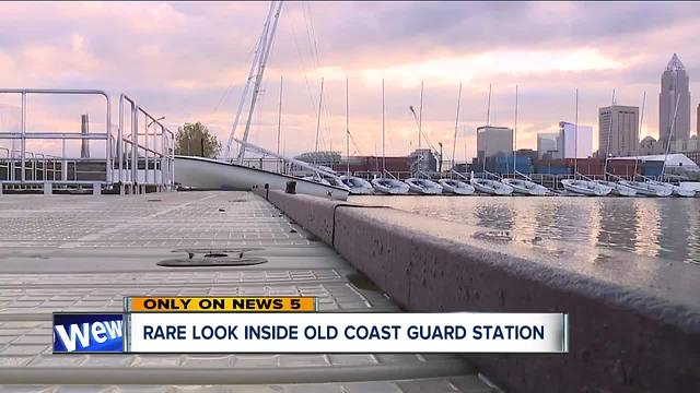 Rare look inside old Coast Guard Station